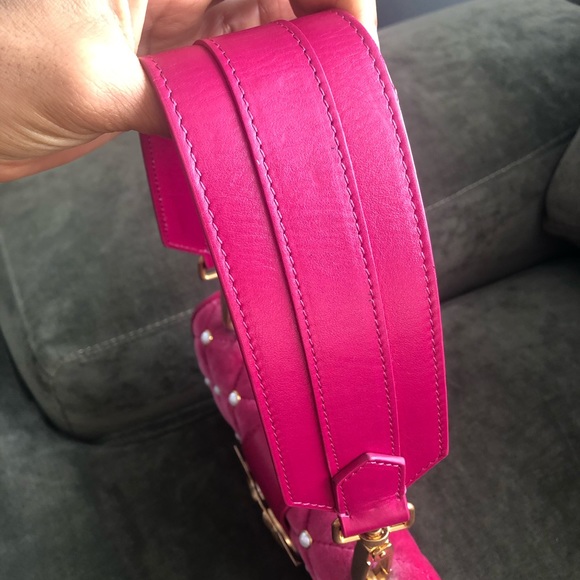 SOLD!! Mini Love velvet whit pearls - Picture 5 of 8